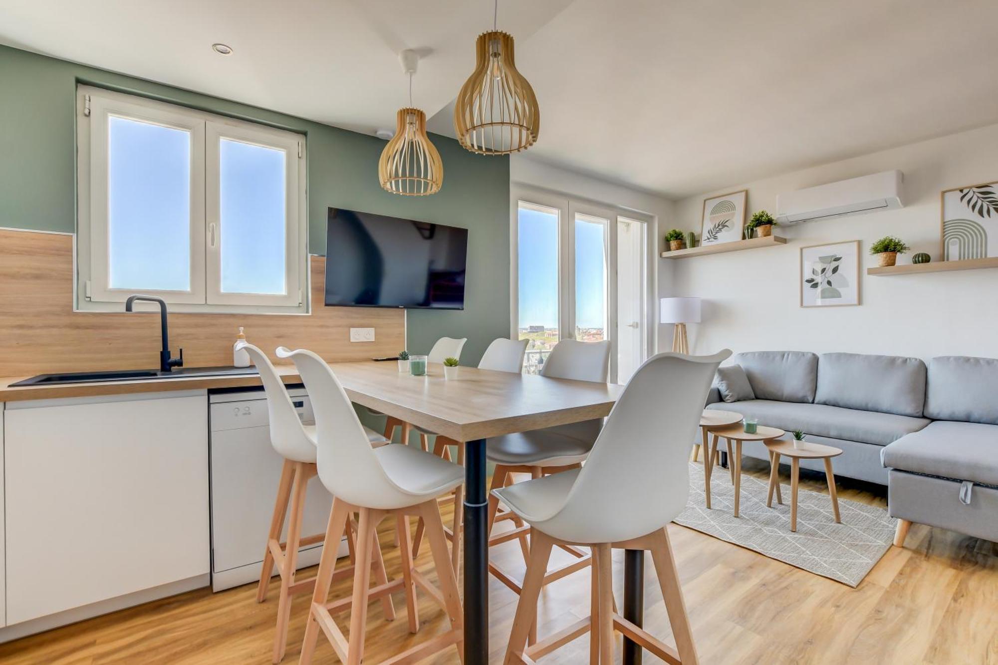 טולוז Sunset Duplex - Grand-Rond, Jardin Des Plantes, Centre-Ville, 2 Bdrs 60M2, Ac, Free Public Car Park 200M Away, Netflix - T3 60M2 Avec Clim, Parking Public Gratuit A 200M מראה חיצוני תמונה