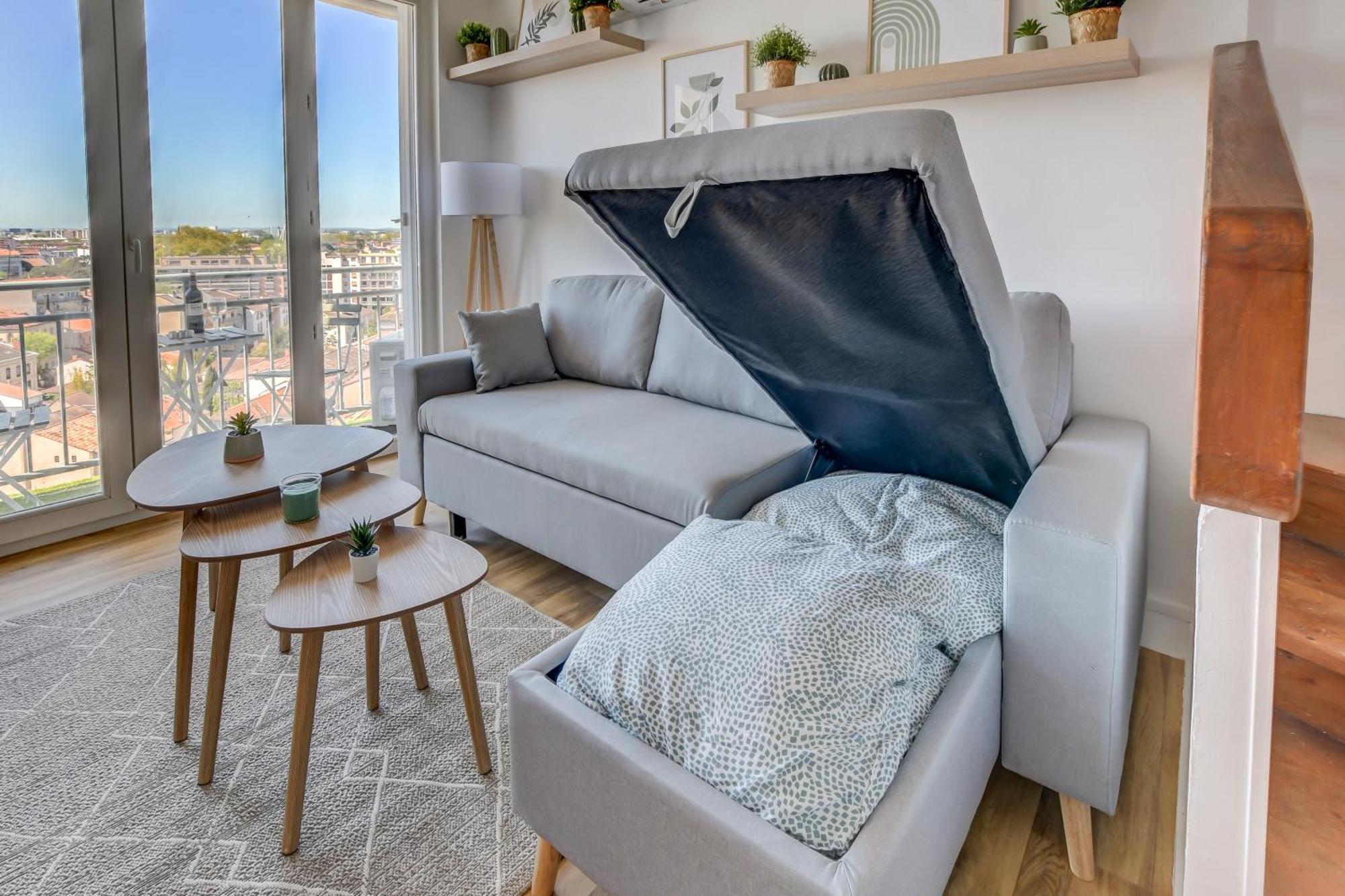 טולוז Sunset Duplex - Grand-Rond, Jardin Des Plantes, Centre-Ville, 2 Bdrs 60M2, Ac, Free Public Car Park 200M Away, Netflix - T3 60M2 Avec Clim, Parking Public Gratuit A 200M מראה חיצוני תמונה